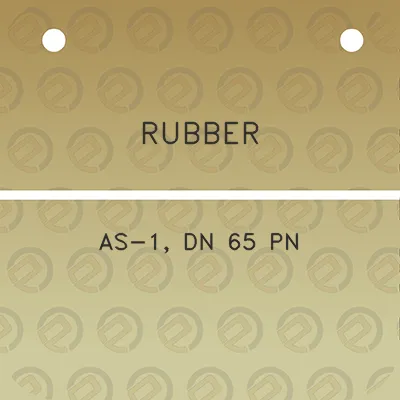 rubber-as-1-dn-65-pn