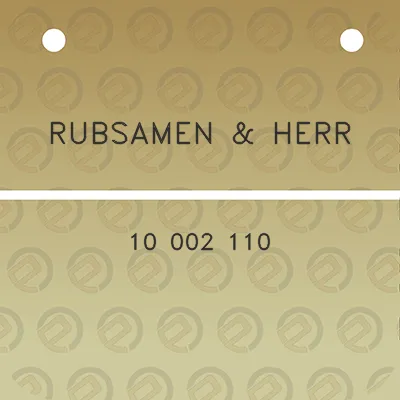 rubsamen-herr-10-002-110