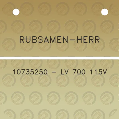 rubsamen-herr-10735250-lv-700-115v