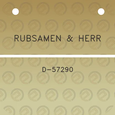 rubsamen-herr-d-57290