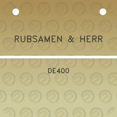 rubsamen-herr-de400