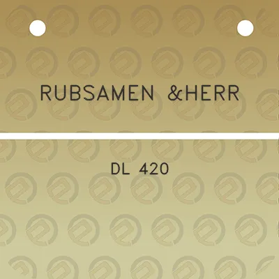 rubsamen-herr-dl-420