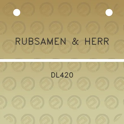 rubsamen-herr-dl420