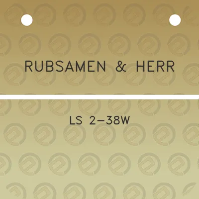 rubsamen-herr-ls-2-38w