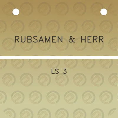 rubsamen-herr-ls-3