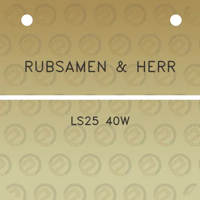 rubsamen-herr-ls25-40w