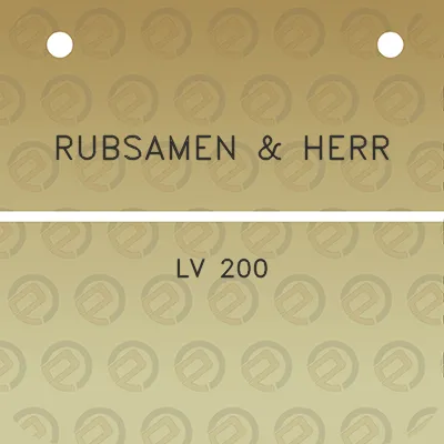 rubsamen-herr-lv-200