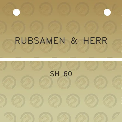 rubsamen-herr-sh-60