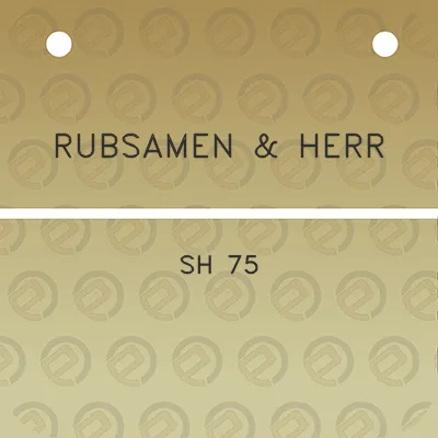 rubsamen-herr-sh-75