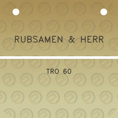 rubsamen-herr-tro-60