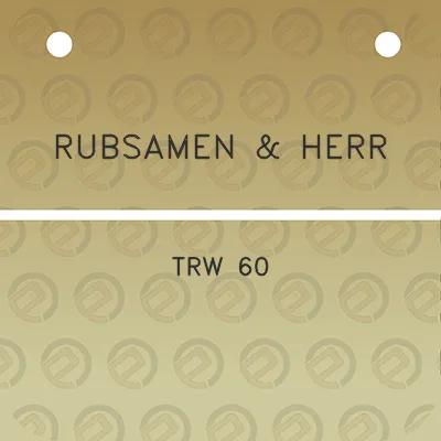 rubsamen-herr-trw-60