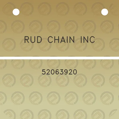 rud-chain-inc-52063920