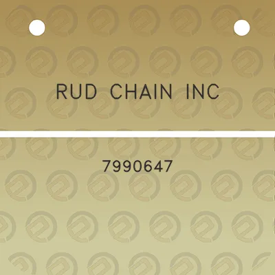 rud-chain-inc-7990647