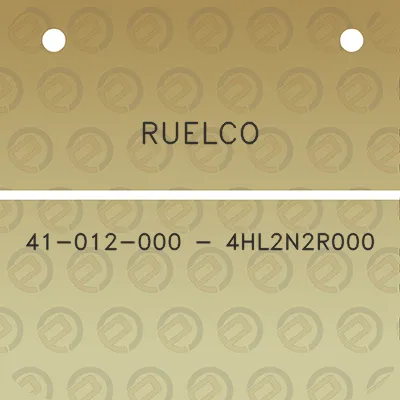 ruelco-41-012-000-4hl2n2r000