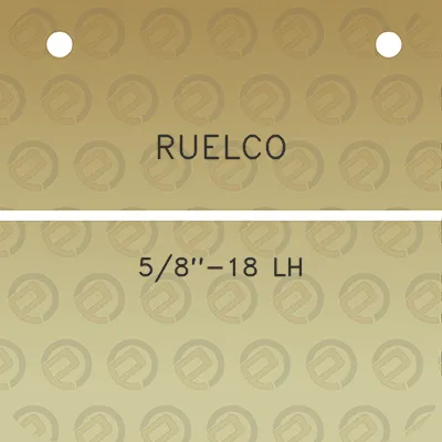 ruelco-58-18-lh