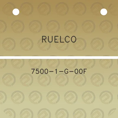 ruelco-7500-1-g-00f