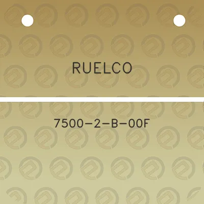 ruelco-7500-2-b-00f