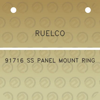 ruelco-91716-ss-panel-mount-ring