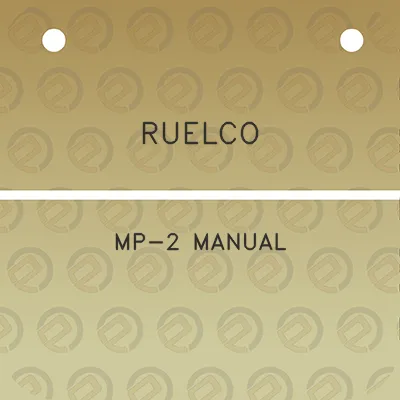 ruelco-mp-2-manual