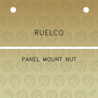 ruelco-panel-mount-nut