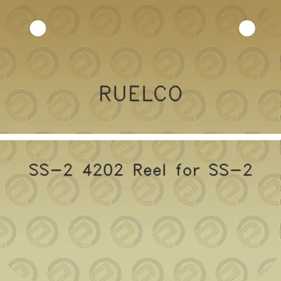 ruelco-ss-2-4202-reel-for-ss-2