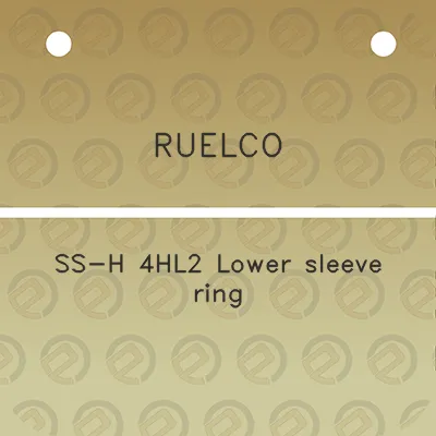 ruelco-ss-h-4hl2-lower-sleeve-ring