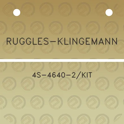 ruggles-klingemann-4s-4640-2kit