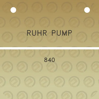 ruhr-pump-840