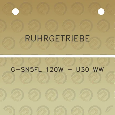 ruhrgetriebe-g-sn5fl-120w-u30-ww