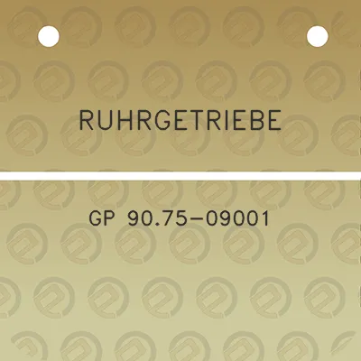 ruhrgetriebe-gp-9075-09001