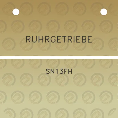 ruhrgetriebe-sn13fh