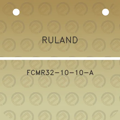 ruland-fcmr32-10-10-a