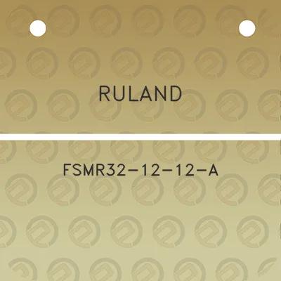 ruland-fsmr32-12-12-a