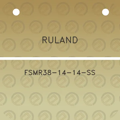 ruland-fsmr38-14-14-ss