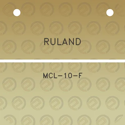 ruland-mcl-10-f