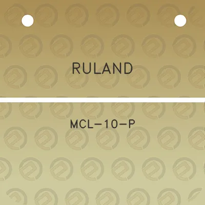 ruland-mcl-10-p