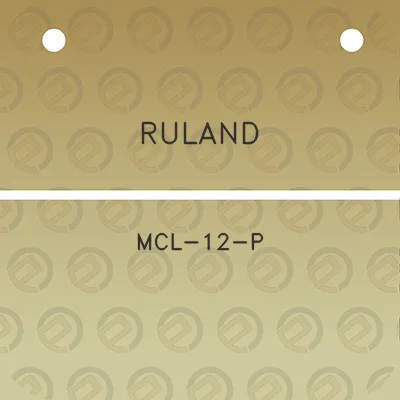 ruland-mcl-12-p