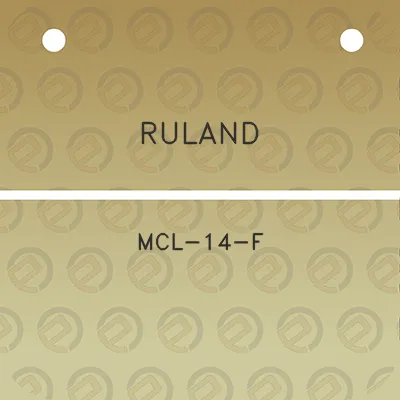 ruland-mcl-14-f