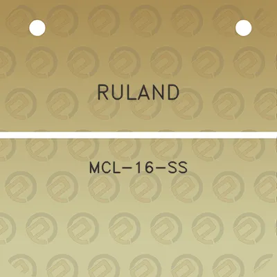 ruland-mcl-16-ss