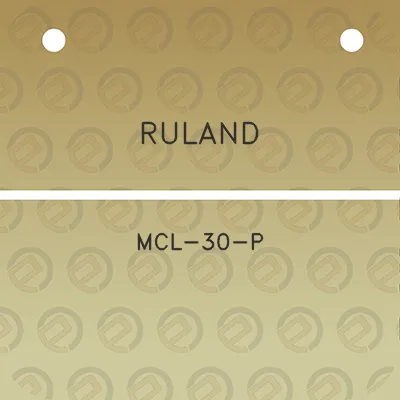 ruland-mcl-30-p