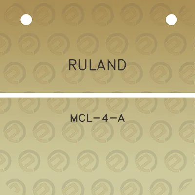 ruland-mcl-4-a