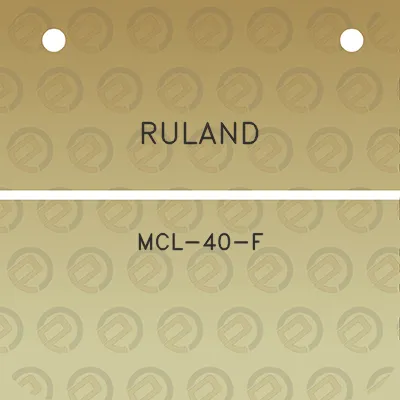 ruland-mcl-40-f