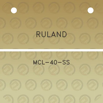 ruland-mcl-40-ss