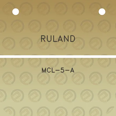 ruland-mcl-5-a