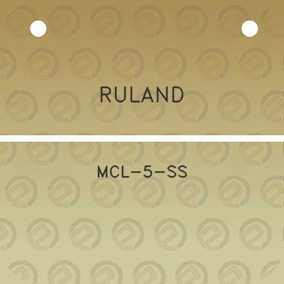 ruland-mcl-5-ss