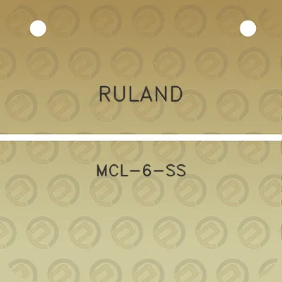 ruland-mcl-6-ss