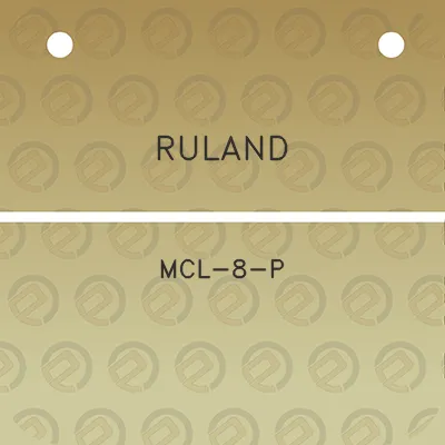 ruland-mcl-8-p