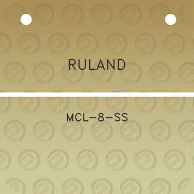 ruland-mcl-8-ss