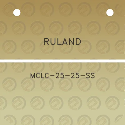 ruland-mclc-25-25-ss