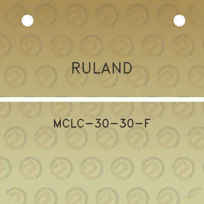 ruland-mclc-30-30-f